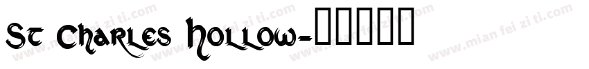 St Charles Hollow字体转换